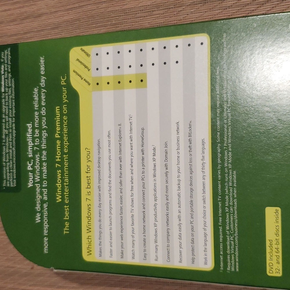 Windows 7 Upgrade - Picture 2 of 4